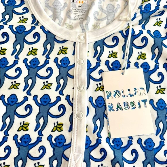 Roller Rabbit Monkey Pajamas - Picture 6 of 16